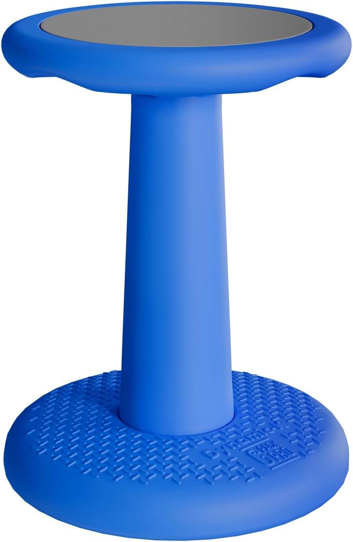 GPACK-PRO Kids Wobble Stool, 17.7-Inch Active Seating, Blue
Non-Slip Wiggle Chair for Preschool, Kindergarten, Elementary Classrooms; Flexible Seating for Sensory Spaces and Home Use