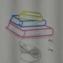 Read More Books Neon Sign for Wall Decor Dimmable Books Led Neon Lights Signs Book Lovers LED Signs for Bedroom Classroom Bookstore Library Club Reading Room Decoration Gifts for Readers