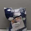 Biloban Toddler Pillow for Sleeping, Kid Pillow 14" x 19" for Small Travel Bed, Nap Pillows, Soft & Skin-Friendly Small Pillows for Sleeping, Toddler Use Only, Age 2 to 5 (Navy Cloud)