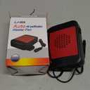 Portable Car Heater,12V 200W Portable Car Heaters for Vehicle 2 in 1 Automobile Windshield Fast Heaters Car Heater That Plugs into Cigarette Lighter for Car, SUV, Trucks (Red/Black)