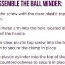 Knit Picks Yarn Ball Winder for Knitting and Crocheting (Purple)