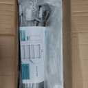 Over The Door Pantry Organizer, Wall Mount Spice Rack, Pantry Hanging Storage and Organization, 8 Adjustable Baskets Heavy-Duty Metal for Home & Kitchen, Back of Door Seasoning Rack - White