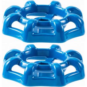 Pndeyo 2pcs 6x6mm Outdoor Faucet Handle, Round Wheel Hose Bib Handle, Rustproof Water Spigot Handle Outside Water Valve Faucet Handle Replacement Parts for Garden Courtyard Bathroom