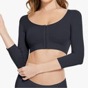 KSKshape Arm Shaper for Women Post Surgery Arm Lipo Compression Sleeves Front Closure Shapewear Bra Posture Corrector, XL