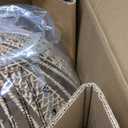 17.7" Rattan Pendant Light,Hand Woven Wicker Hanging Light