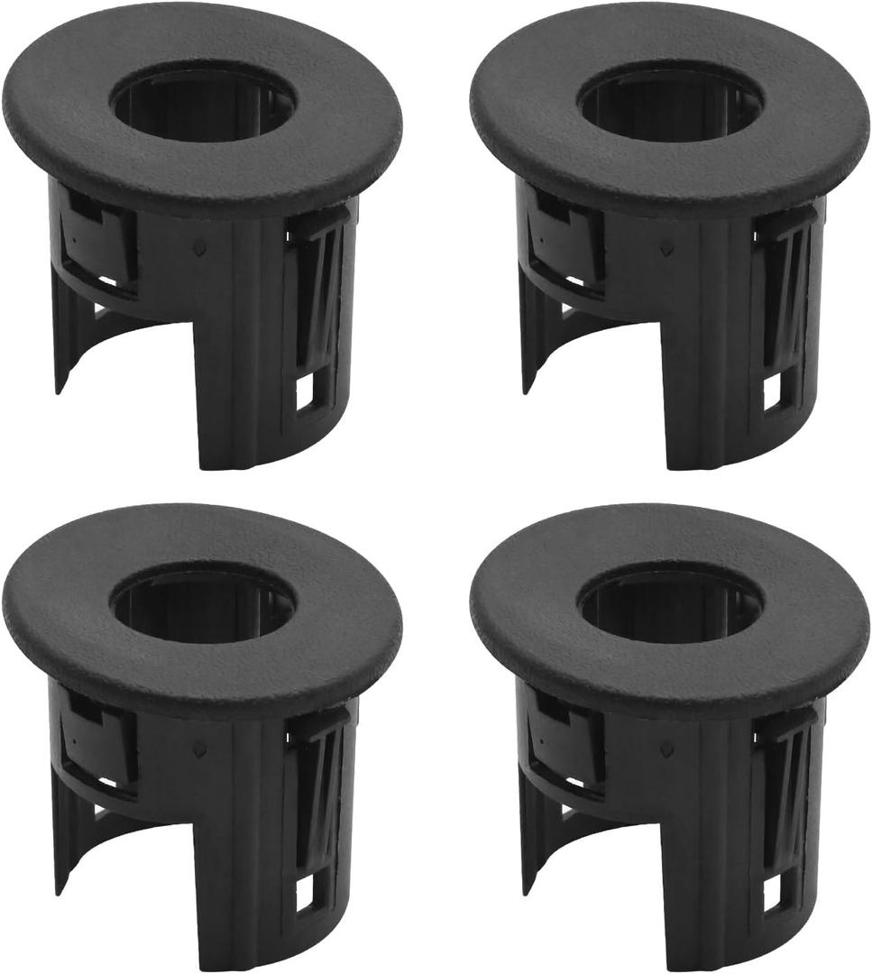 4Pcs Parking Assist Sensor Bracket Bezels, PDC Sensor Bracket Replacement for Chevrolet Avalanche 2007-2013, GMC Sierra 1500, Sierra 2500 HD, Sierra 3500 HD 2007-2014, Replaces# 25844782