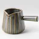 Espresso Cups Ceramic, 200ML Espresso Measuring Cup with Spout, Espresso Shots Cups with Handle, Espresso Accessories, Dark Green