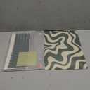 AKIT Compatible with MacBook Air 13 Inch Case M1 2022 2021 2020 2019 2018 A2337 A2179 A1932, Unique Pattern Hard Shell Laptop Case+Screen Protector+Keyboard Cover for MacBook Air 13.3 Inch, Green Wave