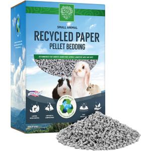 Small Pet Select Recycled Paper Pellet Bedding, Litter for Rabbit, Guinea Pig, Hamster, Bunny and Other Small Animals, 10lb