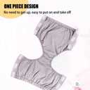 3 Pack Cotton Post Surgery Underwear for Women, Disabled Adaptive, Tear Away Briefs, Reusable Incontinence Underpants