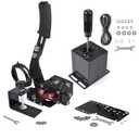 CNRAQR PC USB Handbrake and Racing Game Simulator Shifter 6+R H Gear for Logitech G29/G27/G25/G920 with Thrustmaster T300RS/GT