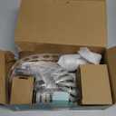 CECEFIN Kitchen Sink Sprayer Hose Attachment for Faucet, Kitchen Faucet Head Replacement w/ 79" Recoil Hose and Holder, Pressurized Water Saving Aerator & Diverter Valve, Faucet Sprayer Attachment Set (F- Grey- ON/OFF Pause Sprayer)