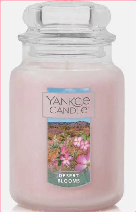 NWT! Yankee Candle DESERT BLOOMS 22 oz. Candle
