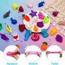 30 Pack Mochi Squishy Toys, Party Favors for Kids 4-8-12,Birthday Gifts Treasure Box Classroom Prizes Goodie Bag Stuffers, Mini Squishy Fidget Toys, Carnival Prizes in Bulk