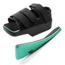 Forefoot Offloading Post Op Shoe-Wedge Post Op Shoe Ortho Wedge Healing Shoes - Offloading Shoes with Peg Assist Insole for Broken Toe, Bunion, Hammer toe, Diabetic Foot Ulcer, S