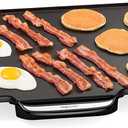 Presto 07061 22-Inch Electric Griddle with Removable Handles, Extra-Large Nonstick Ceramic Surface, Black
