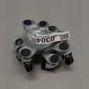 QWORK 4 pcs 6" Steel Tri-Dolly, 200 lbs Load Capacity, for Moving Furniture & Appliances, Swivel Caster Easy Tool