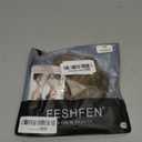 FESHFEN Messy Bun Hair Piece - Wavy Synthetic Chignon Scrunchies for Instant Volume, Elastic Bun Ponytail Hair Extensions Thick Hairpieces for Women, Light Brown & Blonde 1.50 oz