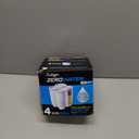 ZeroWater Official Replacement Filter - 5-Stage 0 TDS Water Filter Replacement IAPMO Certified to Reduce Lead, Chromium, and PFOA/PFOS 4-Pack