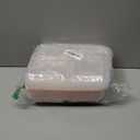 50 Pack (100-Piece) 32 oz Meal Prep Containers Reusable with Lids 3-Compartment, To Go Take Out Plastic Food Storage Containers, Sturdy Leakproof Food Safe, Microwave Freezer Dishwasher Safe, Pink