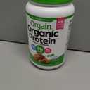 Orgain Organic Vegan Protein Powder, Peanut Butter - 21g Plant Protein, 7g Prebiotic Fiber, Low Net Carb, No Dairy Ingredients, No Added Sugar, For Shakes & Smoothies, 2.03 lb (Packaging May Vary)