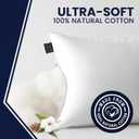 Bed Pillows for Sleeping, Set of 2 Cooling, Hotel Quality with Soft Down Alternative Fill for Back, Stomach & Side Sleepers (Queen)