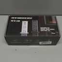 ANNQUAN 2 inch Space Saver Pop Up Outlet for Countertop with PD20W USB Ports,2 Outlets Tamper Resistant,Splashproof Pop Up Socket,Desk Power Grommet for Home Office Kitchen Black (ETL Listed) (6ft Cord)