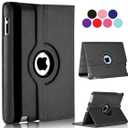 Vultic Rotating Case for iPad Pro 11 inch M4/M5 (2024/2025), 360 Degree Stand [Auto Sleep/Wake] Folio PU Leather Smart Cover (Navy Blue)