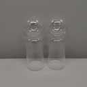 2 Pcs Glass Bulb Vase 11 Inches Tall Flower No Messy Soil Bulb Forcing Bud Clear Tall Glass Vases for Small Plant Table Centerpieces Wedding Birthday Party Decorative Supplies