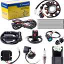 Complete Electrics Stator Coil CDI Wiring Harness with Full Copper Wire for 4-Stroke ATV Quad 150cc-300cc