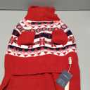 IECOii XXXL Dog Sweater,Extra Large Dog Sweater for Large Dogs Girl Boy,Knitted Warm Dog Turtleneck Sweater for Halloween Christmas Outfit,Red Dog Sweater for Golden Retriever,Labrador,XXX-Large (XXX-Large(Chest:31.5 in))