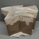 Foldable Ball Pit for Toddlers Large Foldable Puppy Dogs Cats Baby Infant Kids Portable Corner Ball-Pit Big Pop Up Collapsible Soft Play Tent Indoor Outdoor (Balls no Include) Beige Doughnut