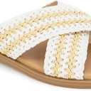 XOXO Women's Melly Flat Sandal 7.5m