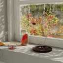 Key Organizer Hanger Tower Stand with Rotatable Hook and Wooden Tray for Rings Earrings Bracelets Storage for Vanity Table Nightstand Desk and Bedroom Dcor - (Retro)