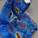 Dark Lightning USCG Coast Guard Approved Toddler Swim Vest for Age 2/3/4/5/6/7 Years Old, Kids Life Jackets with Arm Floaties 30-50 Pounds,Baby Water Wings in Sea/Pool/Puddle (Shark-Blue)