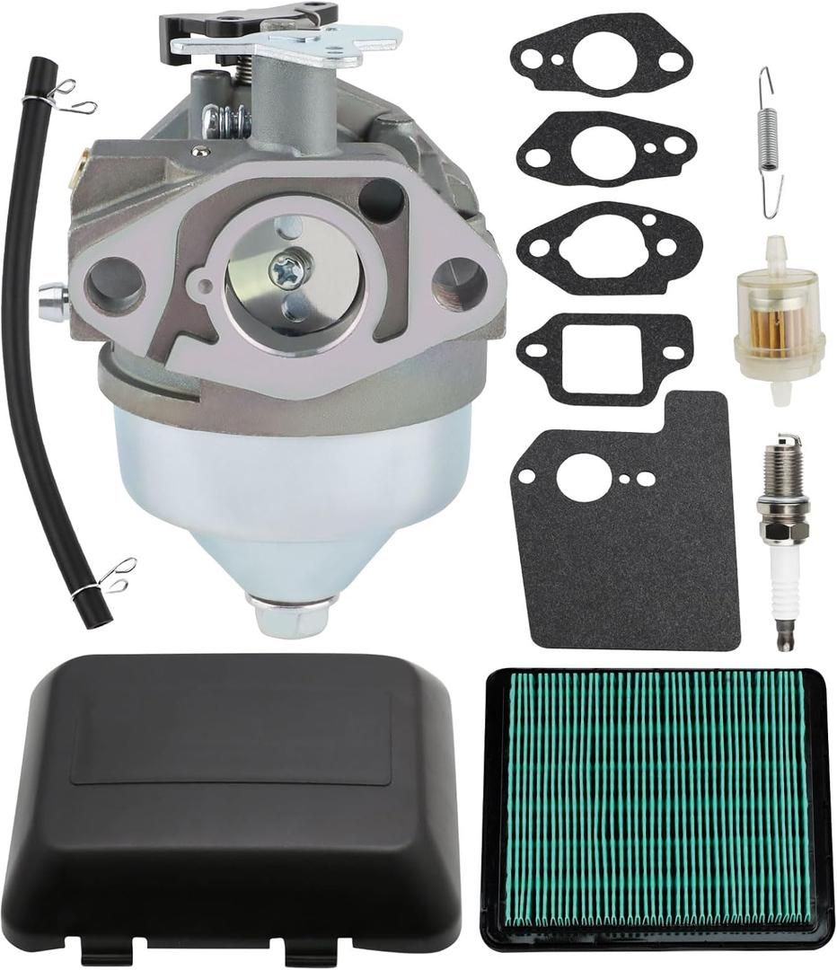 GCV190 Carburetor for Honda GCV190A GCV190LA Lawn Mower HRX217 HRB217 Carburetor Engine Replace 16100-Z0Y-813 Carb with Air Filter Gasket Tune Up Kit