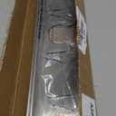 Stainless Steel Stove Gap Covers 13.8~27.5 Inch Retractable, Range Trim Kit Between Stove Top and Counter Heat Resistant & Easy to Clean Oven Gap Filler by BOGDA Silver (2 Packs)