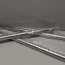 Tension Curtain Rod 41-126" Heavy Duty No Drilling Adjustable Silver, 1.26"
