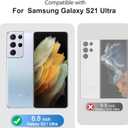 ZIYE Magnetic Case for Samsung Galaxy S21 Ultra 6.8 Inch [Compatible with MagSafe] Hard PC and Soft TPU Case with Cherry Blossom Pink Floral Anti-Scratch Shockproof Protection Phone Cover for Women