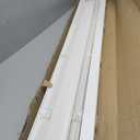 MYshade 2" Cordless Faux Wood Blinds, 61" W x 72" H, Slat Horizontal Blinds with Crown Valance, Room Darkening, Moisture Resistant, Window Blinds for Home Interior, White