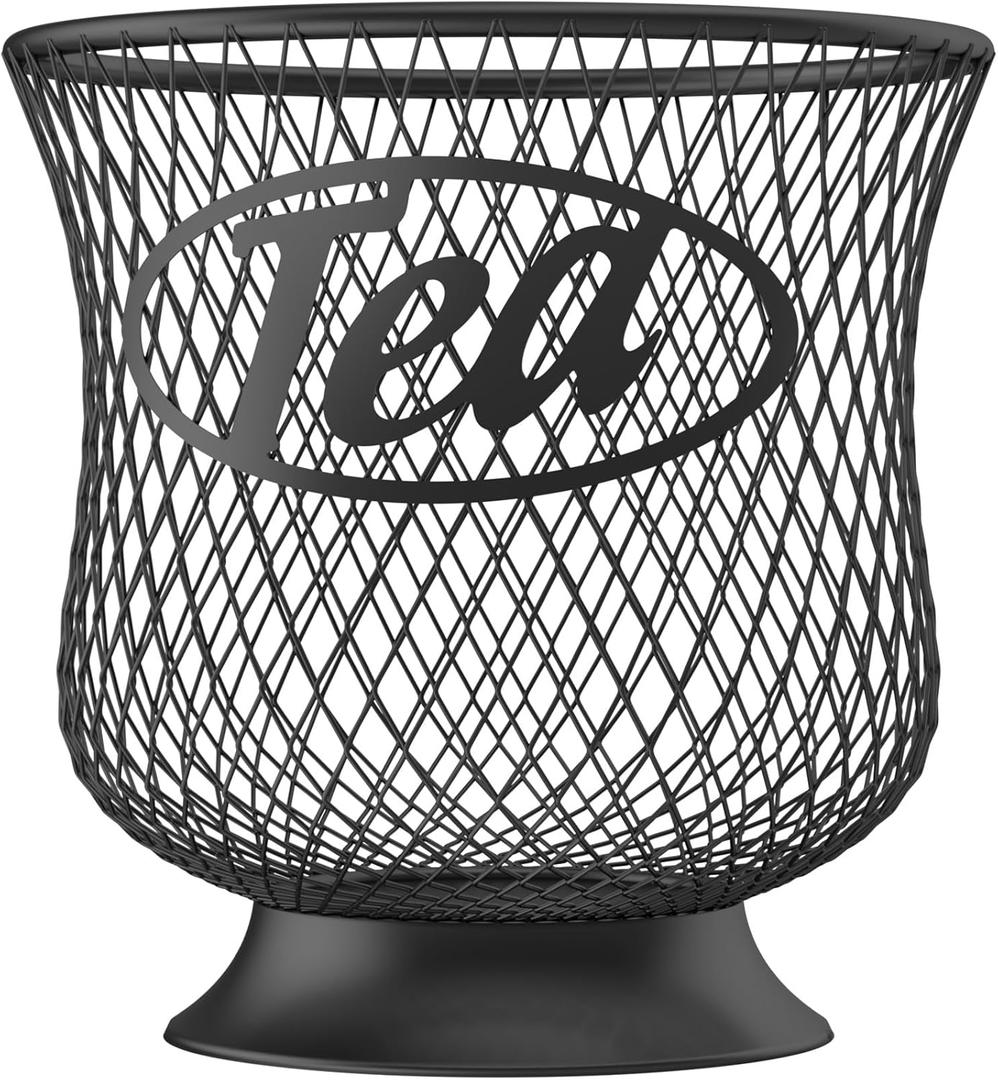 ITHSKUILL Tea Pod Holder, Sturdy K Cup Organizer, Large Capacity K Cup Storage for Keuring Espresso Capsule Coffee Creamer, Easy to Refill and Organize for Cafe Bar, Coffee Bar Decor