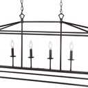 JONATHAN Y JYL7439A Pagoda Lantern Dimmable Adjustable Metal LED Pendant Classic Traditional Farmhouse Dining Room Living Room Kitchen Foyer Bedroom Hallway, 49 in, Oil Rubbed Bronze