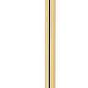 Home Accents Toilet Paper Holder Stand, Brass Finish, Freestanding Bathroom Floor Stand, Weighted Base, 22 Inch