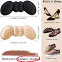2 x 4 Pairs Heel Pads for Shoes, That are Too Big Heel Grips for Women Men,Heel Inserts for Shoes Anti-Wear Pads for High Heels,Heel Cushion Inserts Prevent Slipping, Rubbing, Blisters, Heels Pain