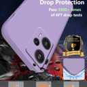 Compatible with Poco F5 Case Silicone Liquid Dark Green, Soft Smooth Touch for Xiaomi Redmi Note 12 Turbo Phone Case Silicone Shockproof Thin Cover (Purple)