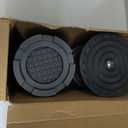 4Pcs Anti Vibration Pads for Washing Machine, Adjustable Height Stops Washer Dryer Moving, Prevents Noise, Vibration Transfer, Antivibration Stabilizer Support Feet with Suction Cup Bottom (Grey)
