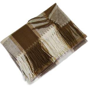 Fall Winter Scarf Winter Scarf Soft Warm Plaid Scarf Women Shawl Scarves for Ladies Warm Shawls(A) (190*70cm)