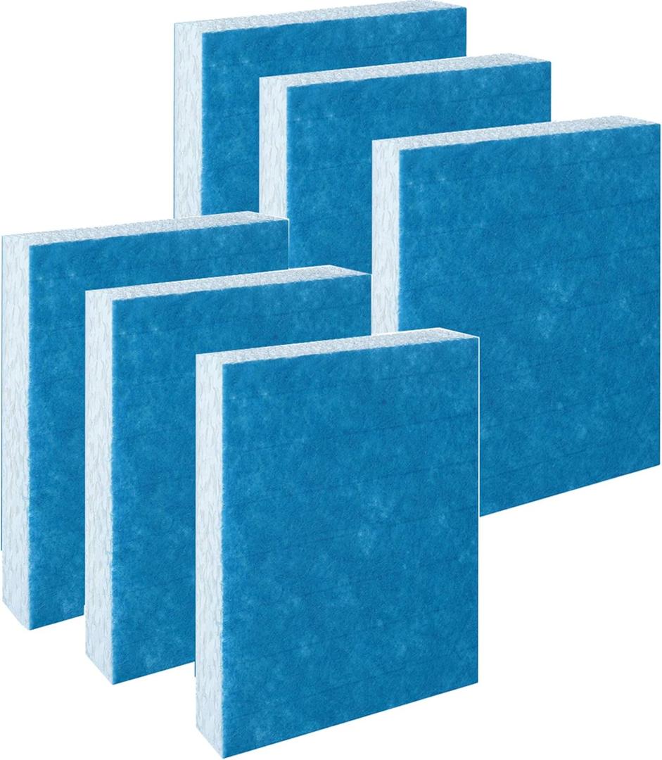 Humidifier Replacement Filters Compatible with Honeywell HFT600 HEV615 HEV615B HEV615W HEV620 HEV620B HEV620W HEV-615 HEV-615B HEV-615W HEV-620 HEV-620B HEV-620W -6 Pack