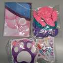 Dollhouse Birthday Party Supplies, Kids Birthday Cartoon Cat Party Decorations, Include Banner, Balloons, Cupcake Toppers, for Girls Cartoon Dollhouse Theme Baby Shower Party Supplies