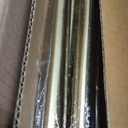 Warm Gold Shower Curtain Rod 34 to 82 Tension No Drill Adjustable